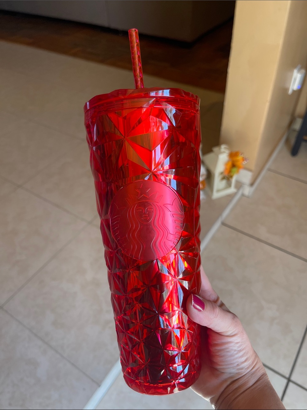 Red Starbucks Tumbler